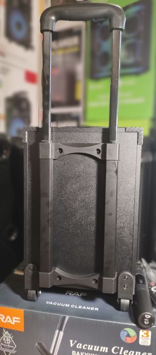 Караоке акустика Atlanfa-908 (SD,USB,AUX,FM, Bluetooth) пульт ДУ, микр