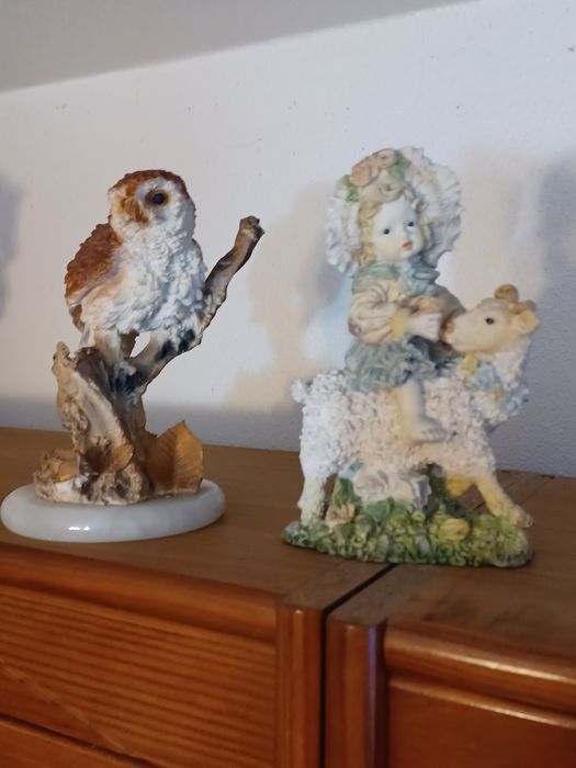 Bonecos de decoração em loiça