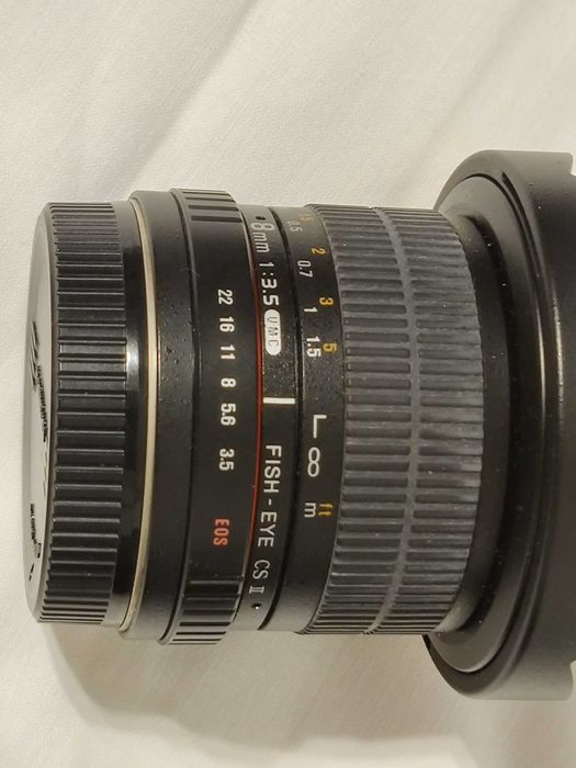 Obiektyw Samyang 8 mm f/3.5 UMC Fish-eye CSII Canon