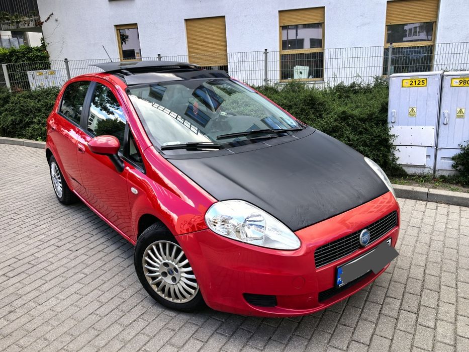 Fiat Grande Punto 1.4  GAZEM Klima Dach Panorama 5 Drzwi Wspoma OC 2027 Jazda Za Grosze