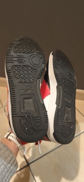 Buty męskie sneakersy Puma Rebound v6 wygodne trampki skórzane róż 38