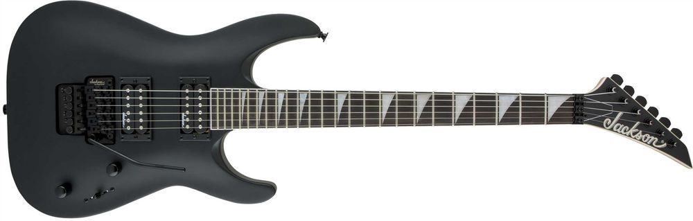 Guitarra Jackson JS32 preta em bom estado.