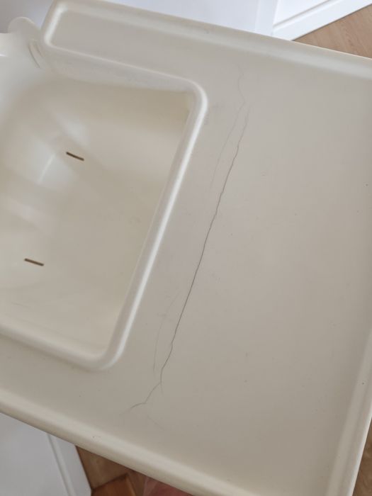 Krzesełko dla dziecka niemowlaka Ikea + podnóżek