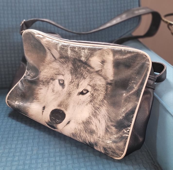 Torba młodzieżowa z motywem wilka