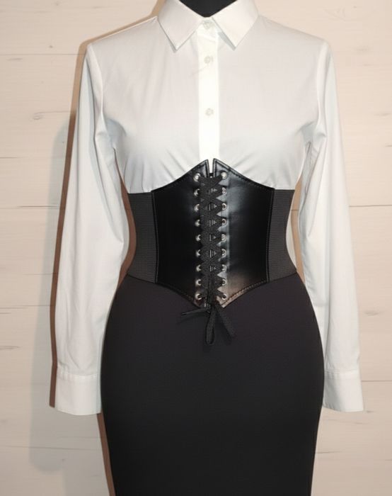 Stylowy Szeroki Pas Gorsetowy – Must-have 67 cm S-M