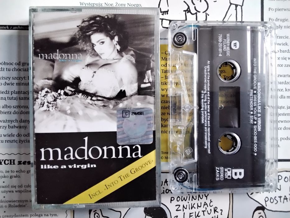 Madonna Like a Virgin kaseta Neil Rodgers