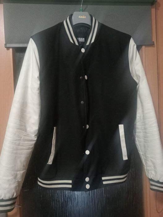 Kurtka bejsbolówka wełniana