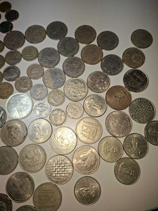 Coleção 148 moedas EUA/Inglaterra/Canada,/Austrália/França/Portugal