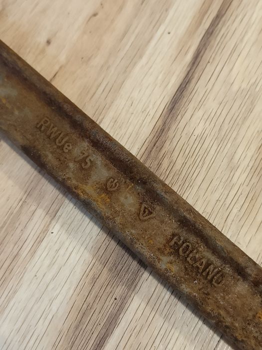 Stary Duży Klucz Hydrauliczny Żaba Nastawny Żabka RWUe 75 Poland PRL