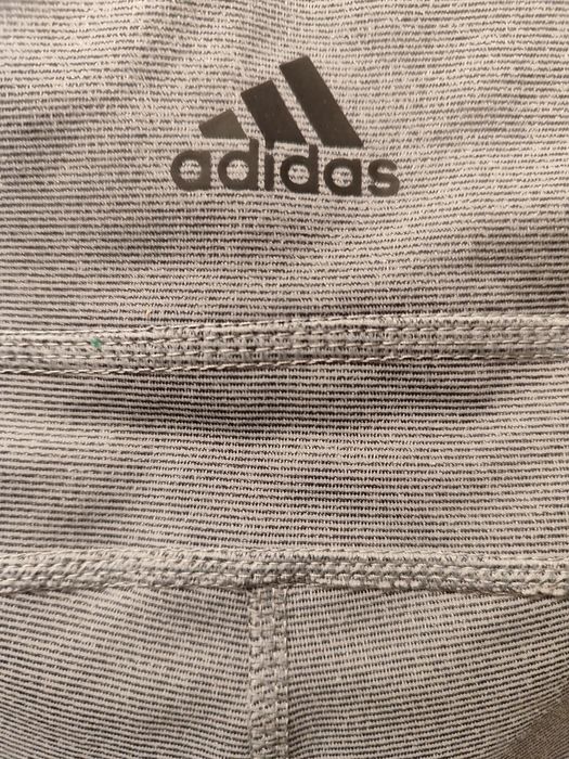 Legginsy szaro białe Adidas
