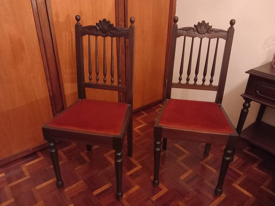 Conjunto 2 cadeiras de quarto