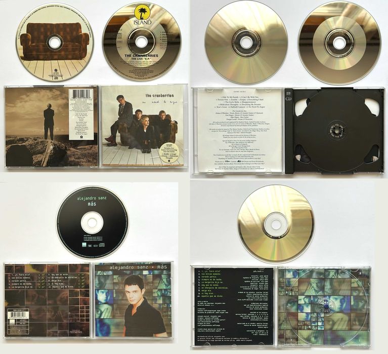 Coleção CDs The Cranberries, Alejandro Sanz, Backstreet Boys, The Kelly Family