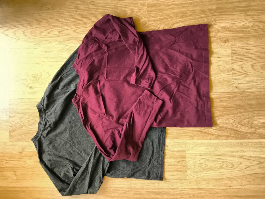 Dwie bluzki z długim rękawem/góry od pidżamy Primark, rozmiar 158