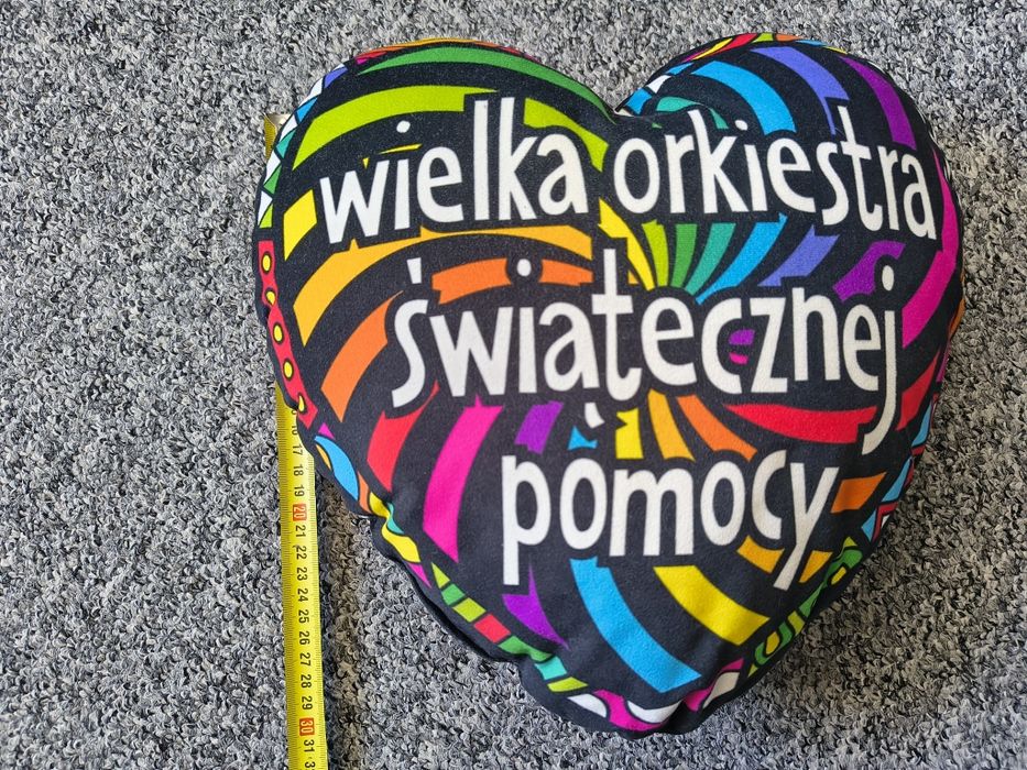 Poduszka WOŚP jak nowa