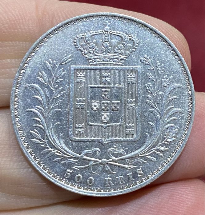 Moeda 1603 - D. LUIS I - 500 Reis 1889 Prata