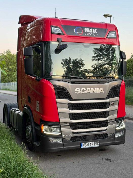 Scania R500 full led retarder zbiorniki 1500 litrów nowe opony