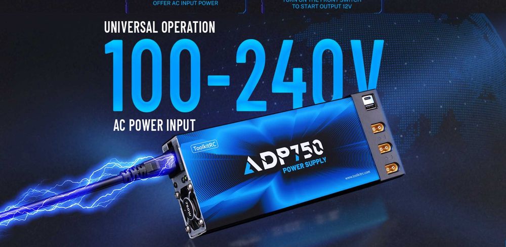 Блок живлення Toolkitrc ADP200