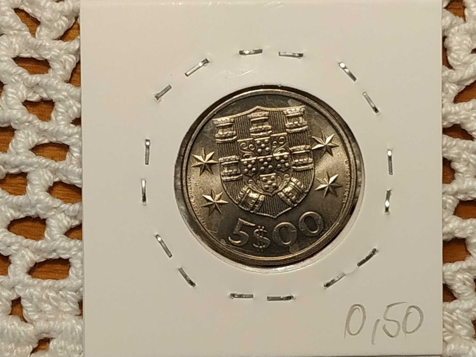 Portugal - moeda de 5 escudos de 1979