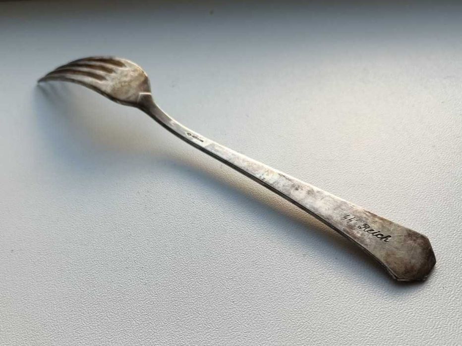 Вилка столовая немецкая клеймо ss - reich германия рейх вермахт