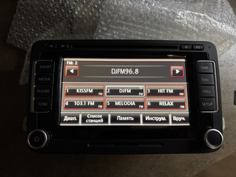 Магнітола з блютуз VW RNS 510 Passat B6 B7 Golf 5 NMS CC Jetta Tiguan