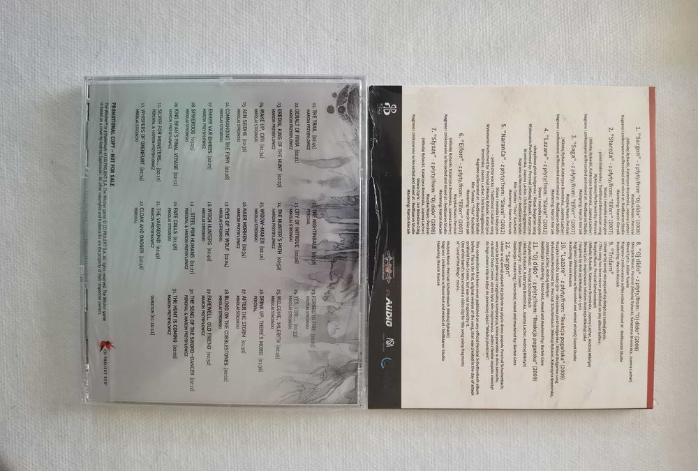 Bandas sonoras - The Witcher 3 wild hunt (seladas)