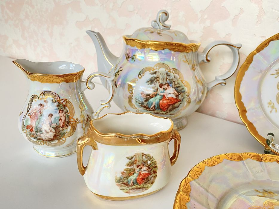 Чайний фарфоровий сервіз Мадонна Oscar Schlegelmilch 61 ГДР