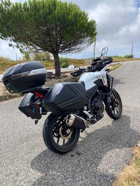Oportunidade Honda NX 500 Carregada de extras