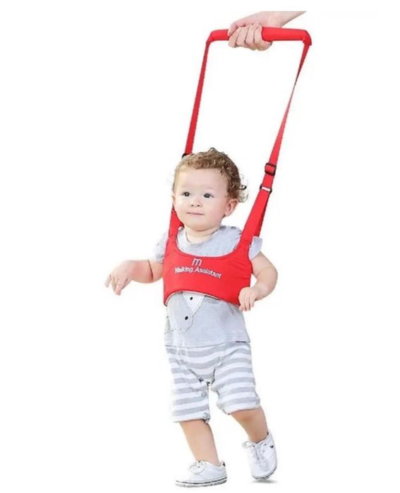 Дитячі віжки, водики для ходьби walking помічник для ходіння червоний