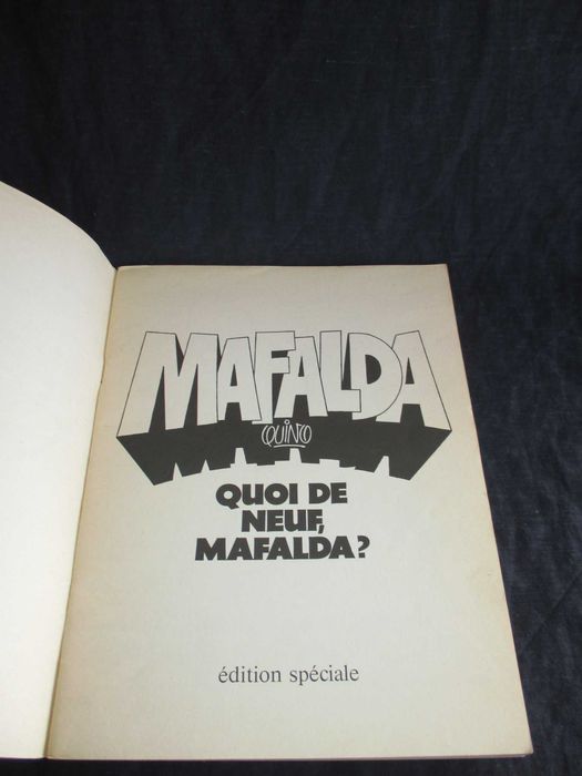 Livro BD Quoi de Neuf, Mafalda? Quino