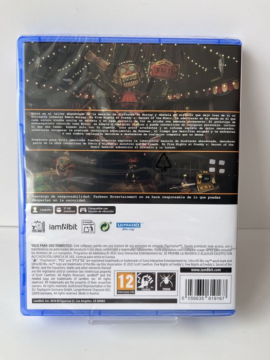 PS5 | Five Nights at Freddy’s: Secret of The Mimic