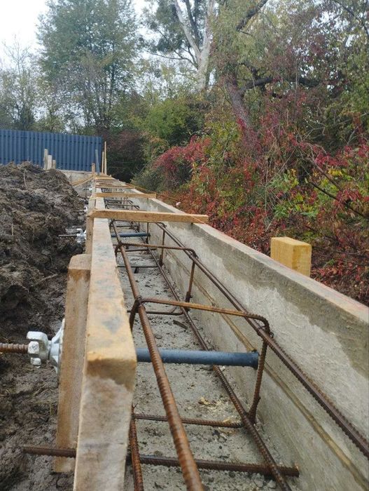 Заливка фундаменту, бетонні роботи під ключ, фундамент