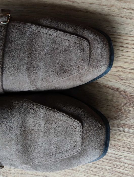 Skórzane mokasyny loafersy półbuty 25cm. Jak nowe.