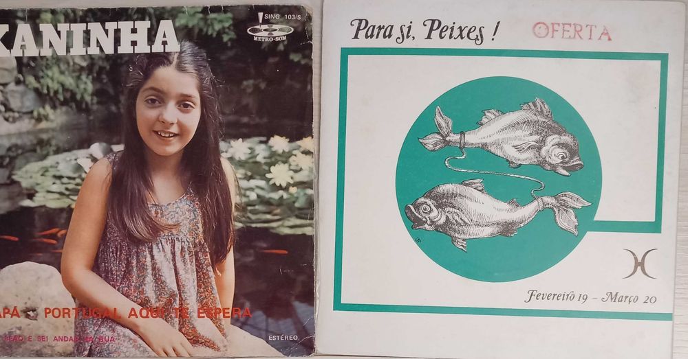 Discos de vinil singles antigos