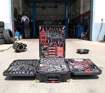 АКЦІЯ! Проф набір інструмент хром-ванадій 408 тріскачка 14кг СТО Німеч