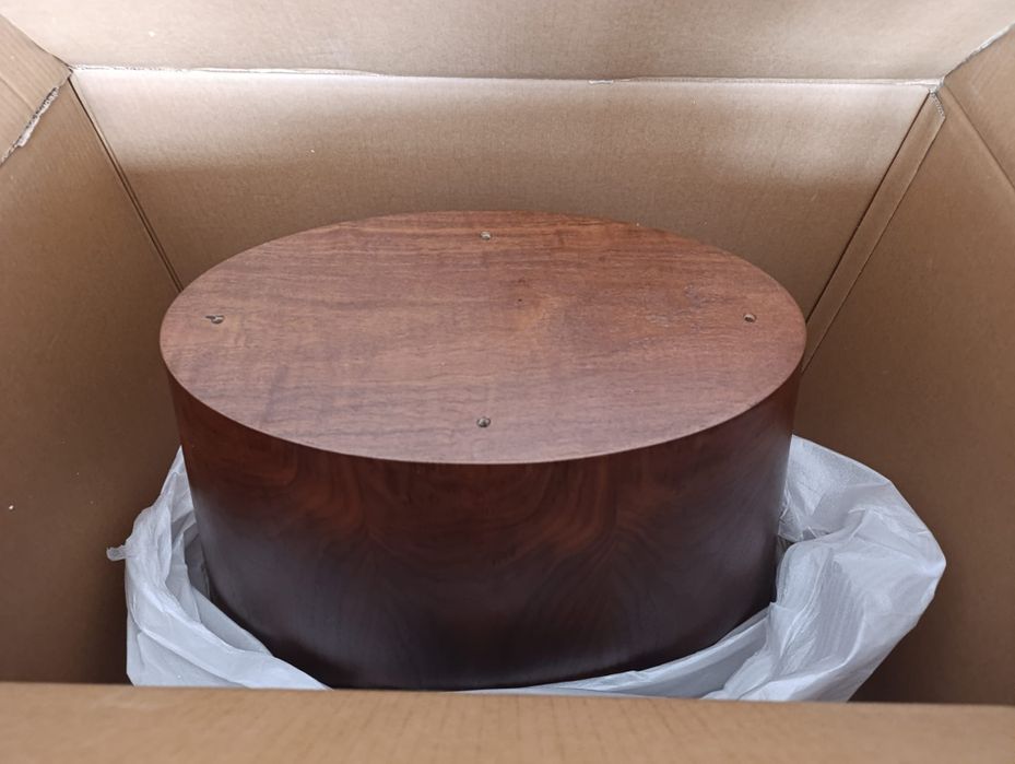 So hoje!! Pé de mesa folheado a nogueira [SKLUM] - Gala Extensível
