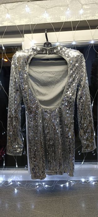 Платье со стразами