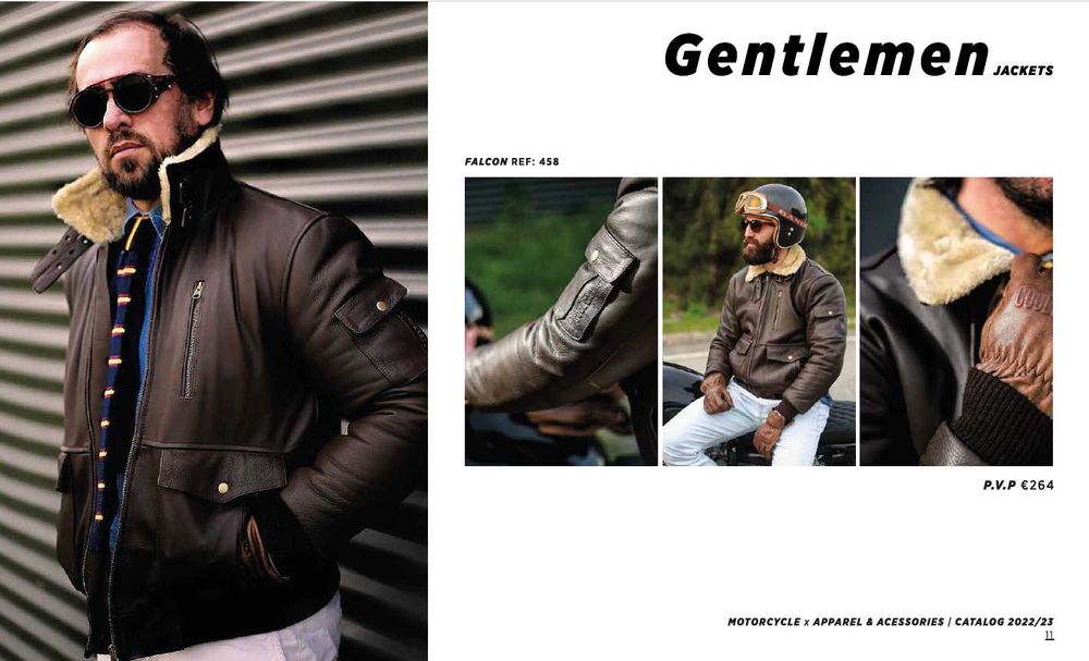 Blusão em pele marca Cool Garage tamanho M