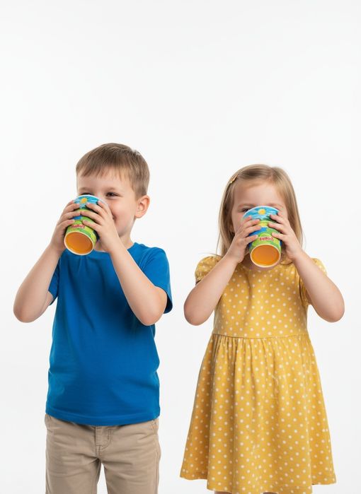 Zestaw 5 plastikowych kubków Kubuś efekt 3D