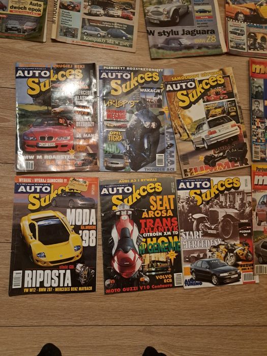 Czasopisma Motoryzacyjne Różne Lata