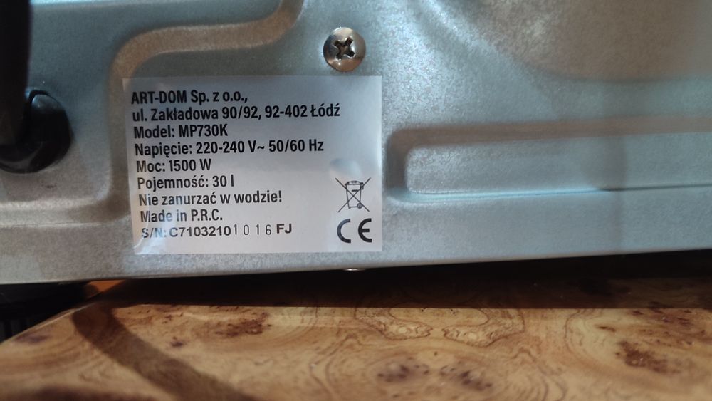 Piekarnik GÖTZE & JENSEN MP730K jak nowy