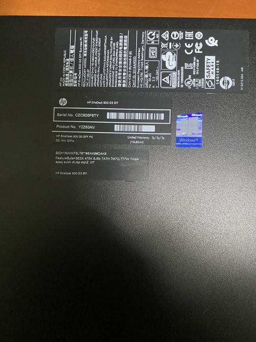 HP EliteDesk 800 G3 SFF 8GB RAM/128GB SDD/i5-6500! M2478