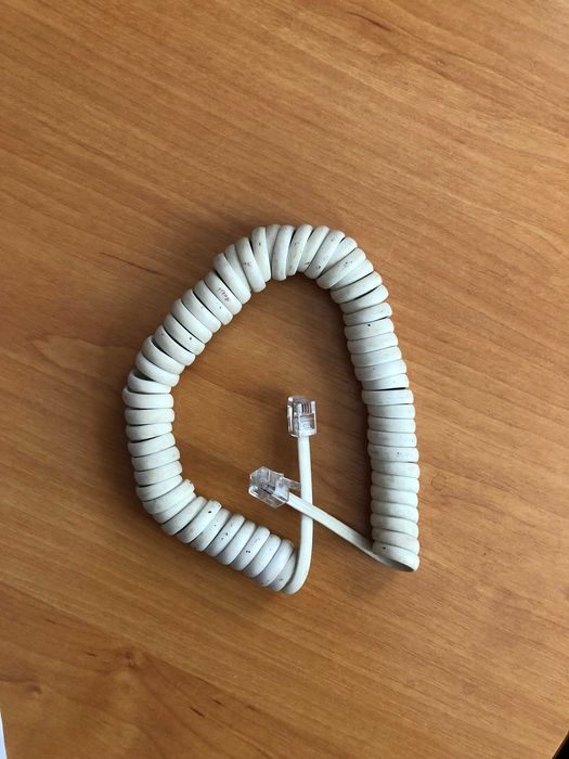Kabel przewód spiralny do słuchawki telefonu stacjonarnego