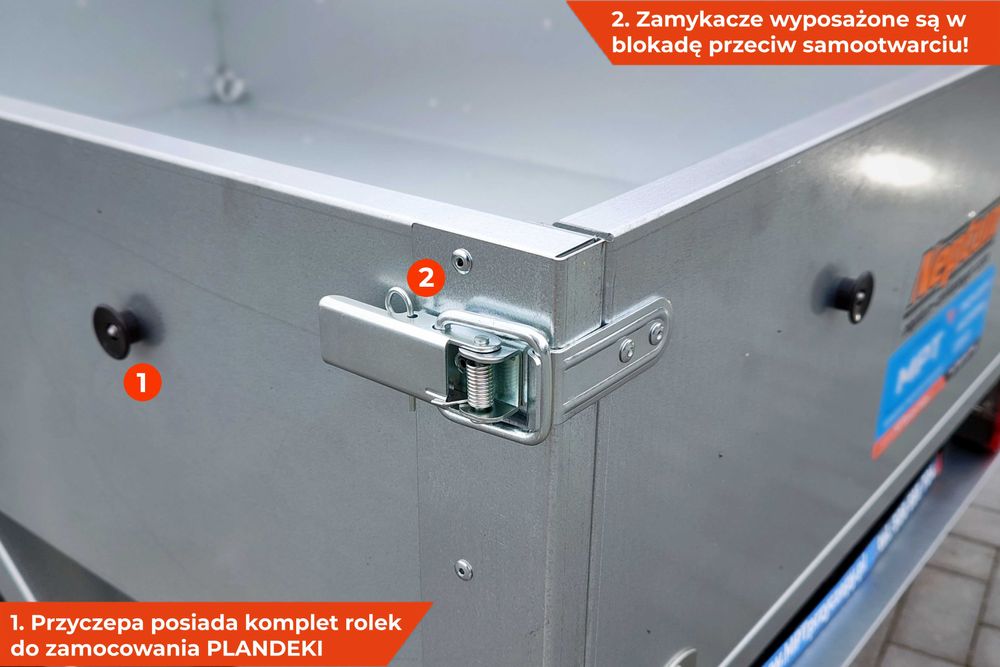 Przyczepa Neptun N5-145 City GN052 mała przyczepka quada gastronomii