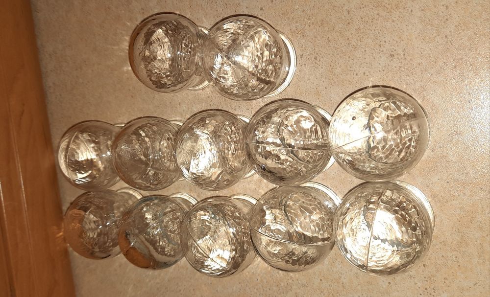 Duża ilość bańki szklane ogniowe medyczne PRL