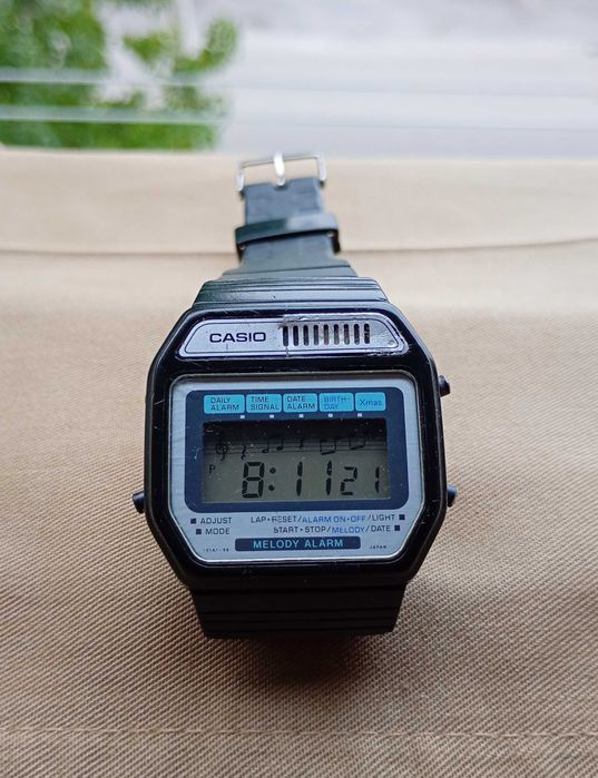 Relógio Vintage CASIO MELODY Fabricado no JAPÃO