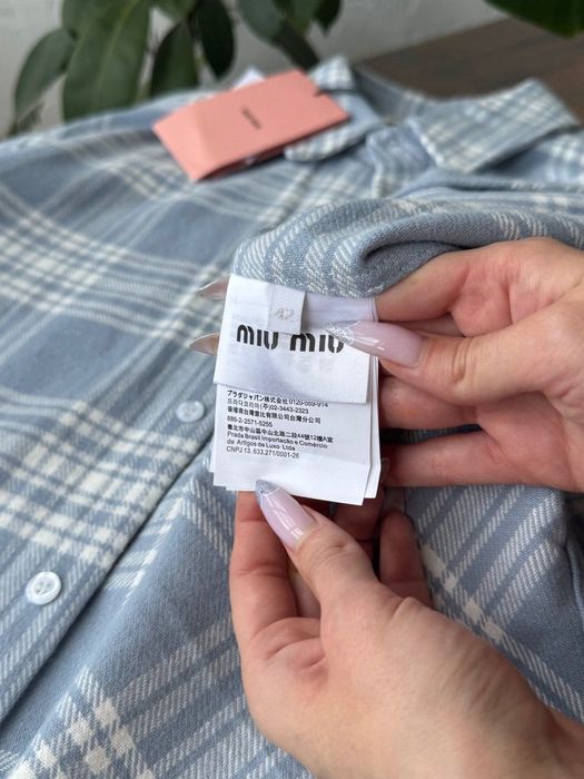 сорочка в стилі Miu Miu