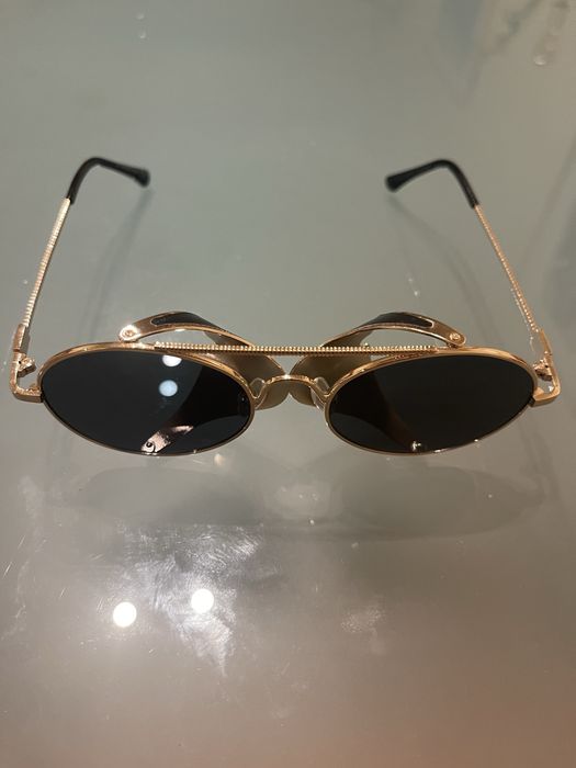 Óculos de Sol Redondos Estilo Steampunk Retro Gótico (Novos!)