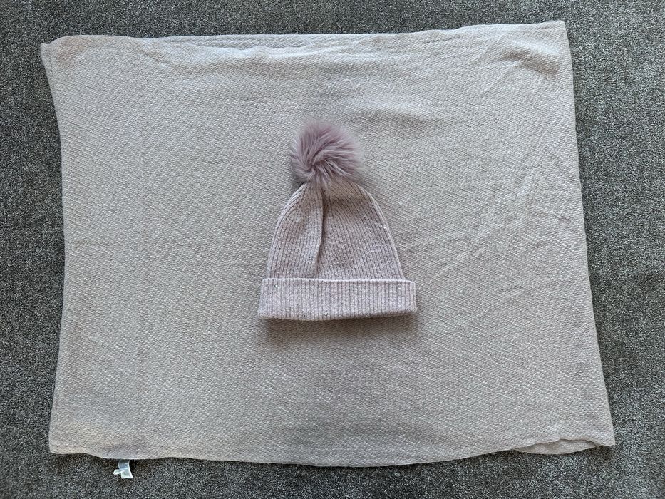 Czapka next cyrkonie komin reserwed akryl