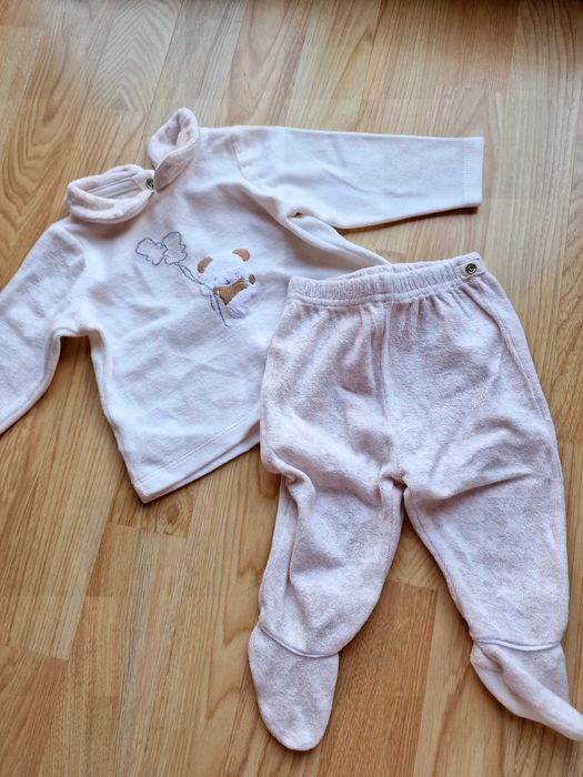 Babygrows veludo tam 1 mês