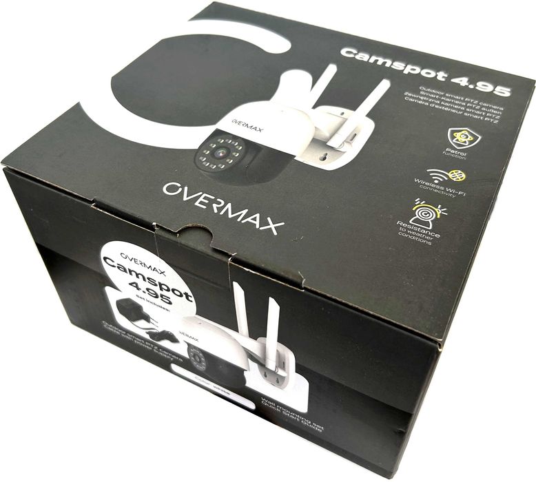 Kamera zewnętrzna Obrotowa WiFi IP Monitoring ULTRA HD Garaż Dom 128GB